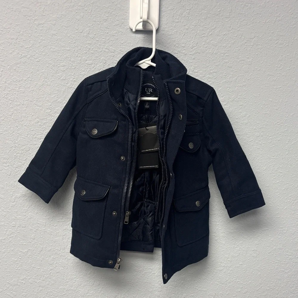 NWT Urban Republic 2T Multilayer, MultiPocket Coat, Sigma Boy EUC